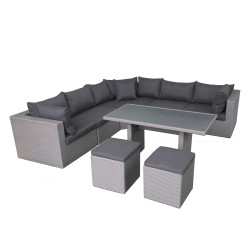 Fonteyn | Lounge-Diningset Salou | Dark Grey